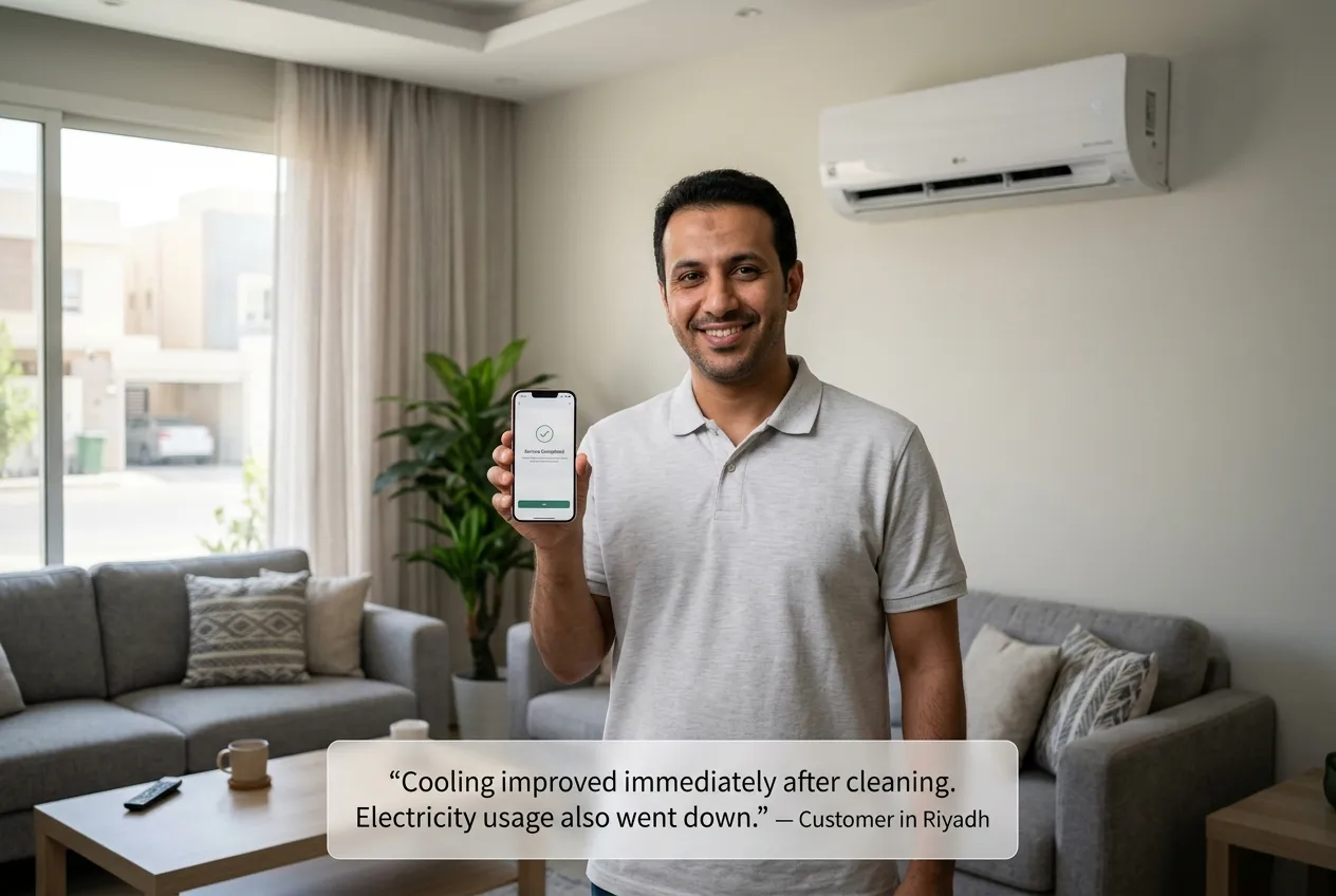 Happy Rahat customer in Riyadh